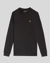 Boys' Classic Crew Neck Sweatshirt in Jet Black