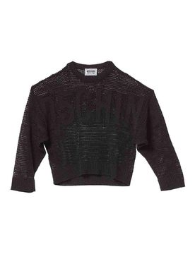 Moschino Jeans Maglia Rete Logo