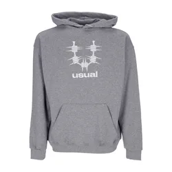 Felpa Leggera Cappuccio Uomo About Hoodie Grey Heather