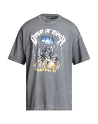 T-shirts Herren Grau L,S Herren