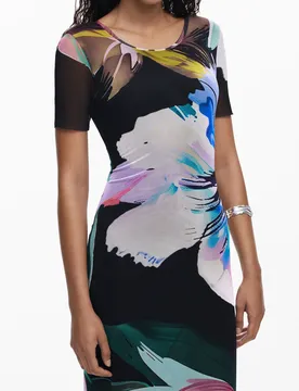 Damen KLEID Schwarz 25WWVK19_NE2000