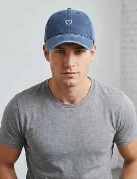 Simple Soft Top Embroidered Heart Baseball Cap Thin Retro Embroidery Love Baseball Hat Sweet Cute Shade Hat Summer - Aliexpress - FashionsVida