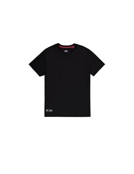 T-Shirt - Label Back Print T-Shirt - S bis XXL - für Männer - Größe S - schwarz - Männer - male