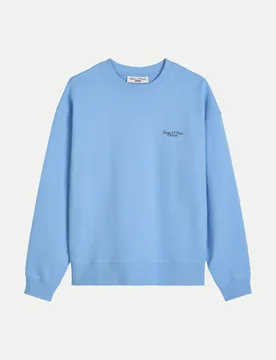 Marc O' Polo Sweatshirt mit Logoprint Blau M - Marc O'Polo - FashionsVida