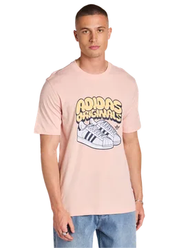 Graphics Herren T-Shirts - Rosa - Größe S Pink S - Adidas - FashionsVida