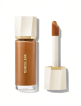 Prebase hidratante iluminadora Sunburst Glow Mixer-Medium Tan Warm Corrector Prebase ligera Quick Fixer para rostro - Shein - FashionsVida