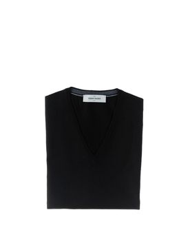 GRAN SASSO Gilet in lana NERO 46