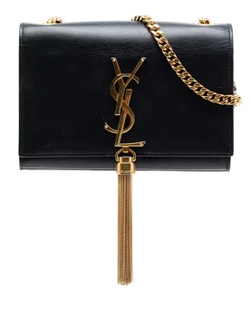 Small Smooth Calfskin Monogram Kate Tassel Crossbody - Saint Laurent - FashionsVida
