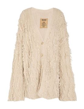 Strickjacke Damen Beige L Damen