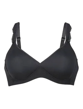 Sujetador sin aros SELMA black negro 95C - Rosa Faia - FashionsVida