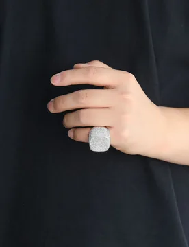 Luxury Square Ice Out Big Signet Ring Men Hip Hop Trend Real Gold Plated CZ Stones Paved Finger Band Ring Male Party Jewelry Gif - Aliexpress - FashionsVida