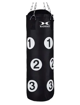 Sac De Frappe Sparring Black / White 80 x 30 cm