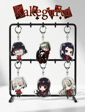 Anime Kakegurui Yumeko Jabami Mary Saotome 6CM Double-sided Acrylic Cute Bag Charm Car Keychain Decorations Bag Body Kit Keyring - Aliexpress - FashionsVida