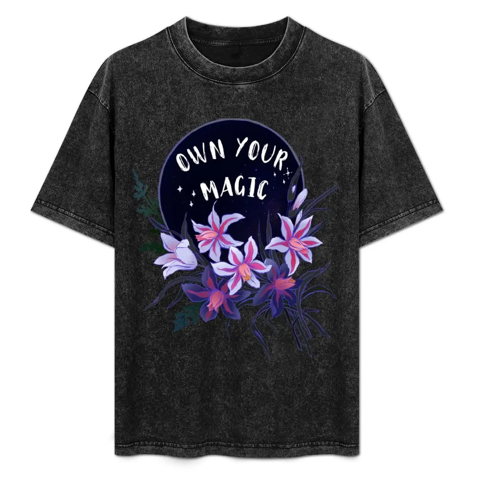 Own Your Magic T-Shirt Simple Solid Color Crew Neck Tee - Aliexpress - FashionsVida