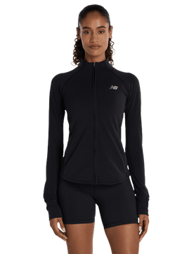 Harmony Full Zip Damen Kapuzenpullover - Schwarz - Größe L - Poly Jersey Black L