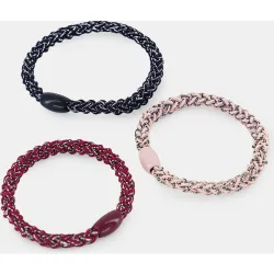 Pack 3 coleteros oscurso con glitter