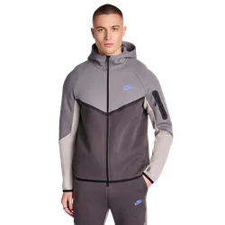 Tech Fleece Herren Kapuzenpullover - Grau - Größe L Grey L