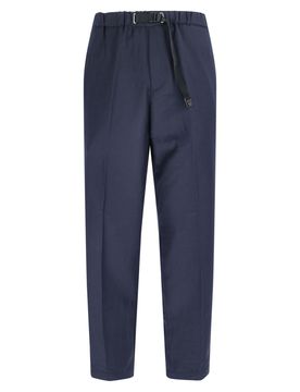 Men's Wool-Blend Stretch Trousers