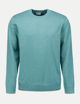 Pullover mit Rundhals Grün 3XL