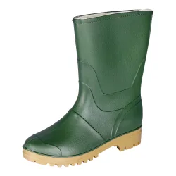Thermo-Gummistiefel 43 gruen beige