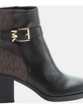 Botines rachel de mujer de piel con tacón bloque y cierre cremallera - MICHAEL Michael Kors - FashionsVida