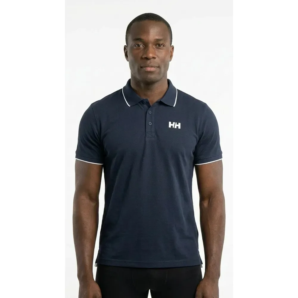Kos Short Sleeve Polo Navy XL Men - Helly Hansen - FashionsVida
