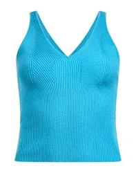 Top Damen Azurblau S,XL Damen