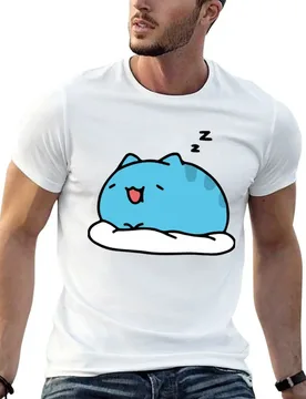 Sleeping cat, Bugcat capoo T-Shirt funny t shirts man man t shirt cotton high quality t shirt man designer T-shirt - Aliexpress - FashionsVida