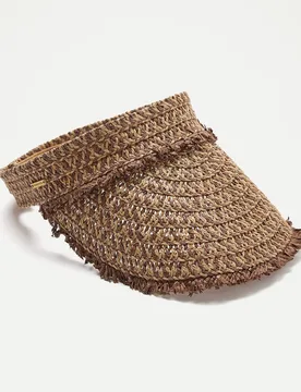 Visera enrrollable con flecos - Tintoretto - FashionsVida