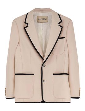Blazer Monopetto In Lana Vergine