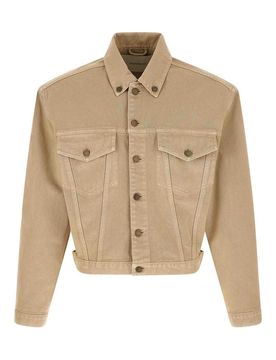 Giacca di jeans rimpicciolita