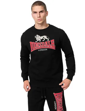 Sweat-shirt Lawins Black / Red / Grey 2XL - Lonsdale - FashionsVida
