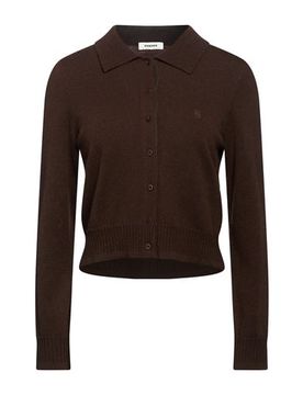 Strickjacke Damen Dunkelbraun 0,1,2,3,4 Damen