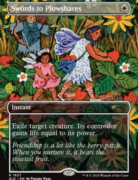 Swords to Plowshares (Secret Lair - Phoebe Wahl) Secret Lair Drops - Magic: The Gathering - FashionsVida
