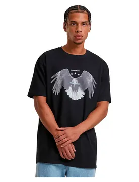 Mister T-shirt à Manches Courtes Sick Eagle Heavy Black S