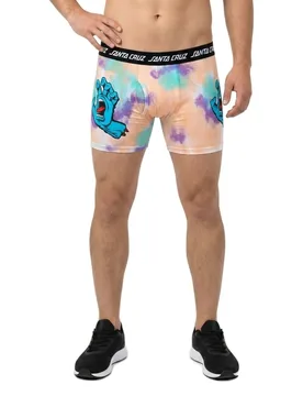 Boxers Screaming Hand Brief Oat / Purple / Aqua Tie Dye M - Santa Cruz - FashionsVida
