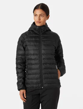Women's Banff Hooded Insulator Black L - Black - Female - Helly Hansen - FashionsVida