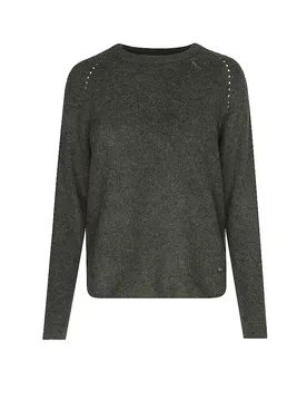 Pullover MMTAMMY verde oscuro M - Mos mosh - FashionsVida