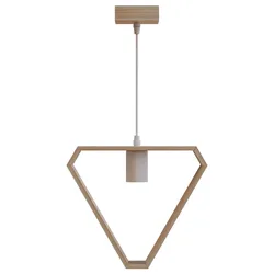Suspension Luminaire E27 60w Brown / Brown One Size