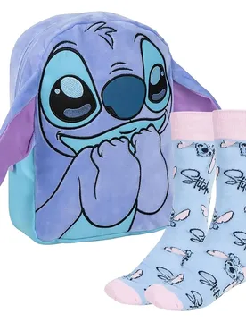 Pour Ensemble De Conception De Sac à Dos Et De Chaussettes De Crèche Stitch Blue / Pink One Size unisex