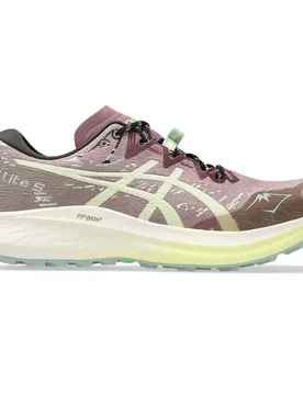 Fuji Lite 5 Trail Running Shoes Purple Oxide / Huddle Yellow UK 4 Women - Asics - FashionsVida