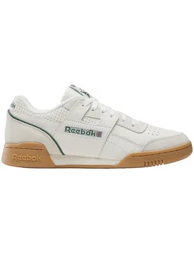 Chaussures en cuir - Workout Plus Chalk / Dark Green / Vintage Chalk en Cuir - Taille 43 - Beige - Reebok - FashionsVida