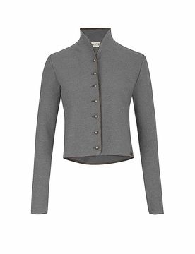Trachtenstrickjacke BRUNA grau XXL damen