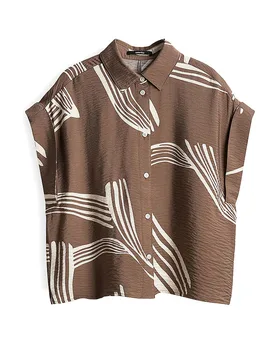 Chemise ZELYNA marron clair 40 - someday - FashionsVida