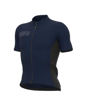 Maglia ciclismo SOLID COLOR BLOCK blu marino - ALE' - FashionsVida