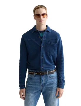 Chemise à Manches Longues 182829 indigo S
