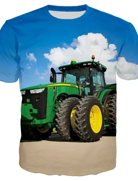 New Novelty Street Men's Children's T-shirt Tractor Truck 3d Printing Harajuku Breathable Sports Leisure Fitness Short Sleeve - Aliexpress - FashionsVida