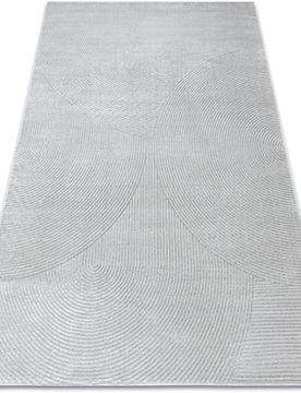 Teppiche Teppich Balance 0194 Grau - Geometrisch, Strukture 80x150 Cm 80x150 Cm