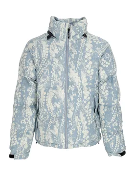 Piumino Uomo Ray Denim Puff Jacket Light Blue - Octopus - FashionsVida