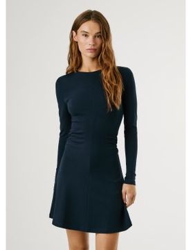 Para mujer. PL9537718 Vestido Boli (L), Casual, Algodón, Manga larga